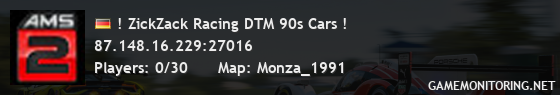 ! ZickZack Racing DTM 90s Cars !