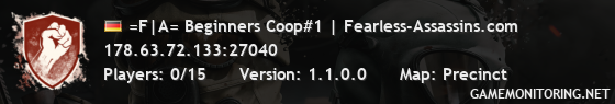 =F|A= Beginners Coop#1 | Fearless-Assassins.com