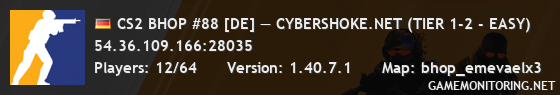CS2 BHOP #88 [DE] — CYBERSHOKE.NET (TIER 1-2 - EASY)