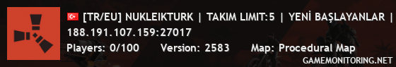 [TR/EU] NUKLEIKTURK | TAKIM LIMIT:5 | YENİ BAŞLAYANLAR | EMEK