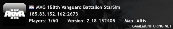 MVG 158th Vanguard Battalion StarSim MVG 158th Vanguard Battalion StarSim