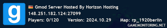 Gmod Server Hosted By Horizon Hosting