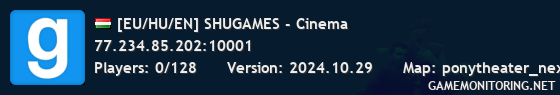 [EU/HU/EN] SHUGAMES - Cinema