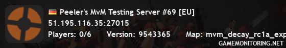 Peeler's MvM Testing Server #69 [EU]