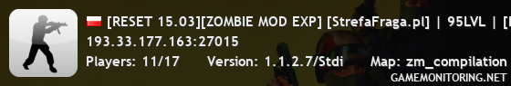 [RESET 15.03][ZOMBIE MOD EXP] [StrefaFraga.pl] | 95LVL | [KLANY][BOSS]