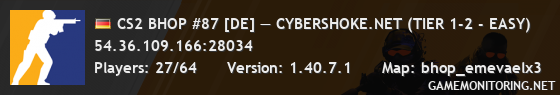 CS2 BHOP #87 [DE] — CYBERSHOKE.NET (TIER 1-2 - EASY)