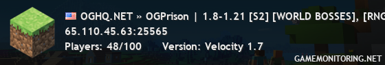 OGHQ.NET » OGPrison | 1.8-1.21 [S2] [WORLD BOSSES], [RNG LOOT], [Pity Points] + MORE!