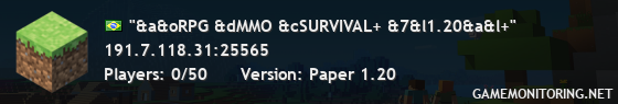 "&a&oRPG &dMMO &cSURVIVAL+ &7&l1.20&a&l+"