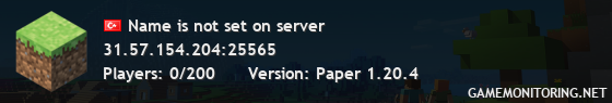 Name is not set on server