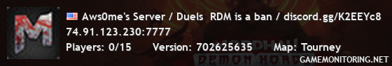 Aws0me's Server / Duels  RDM is a ban / discord.gg/K2EEYc8