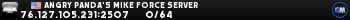 Angry Panda's Mike Force Server Angry Panda's Mike Force Server