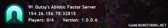Gutsy's Abiotic Factor Server Gutsy's Abiotic Factor Server
