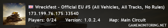 Wreckfest - Official EU #5 (All Vehicles, All Tracks, No Rules)