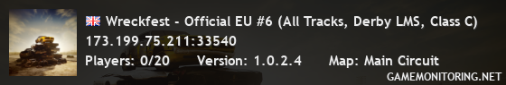 Wreckfest - Official EU #6 (All Tracks, Derby LMS, Class C)