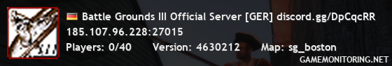 Battle Grounds III Official Server [GER] discord.gg/DpCqcRR