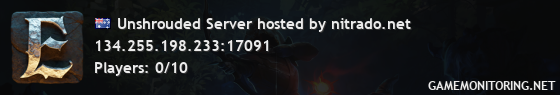 Unshrouded Server hosted by nitrado.net Unshrouded Server hosted by nitrado.net