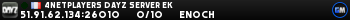 4Netplayers DayZ Server EK 4Netplayers DayZ Server EK
