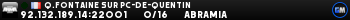 Q.Fontaine sur Pc-de-Quentin Q.Fontaine sur Pc-de-Quentin