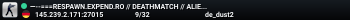 —--===RESPAWN.EXPEND.RO // DEATHMATCH // ALIENWARE +18===----