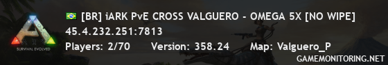 [BR] iARK PvE CROSS VALGUERO - OMEGA 5X [NO WIPE]