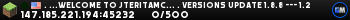 . ...Welcome to JTERITAMC... . versions update 1.8.8 --- 1.20.1 . ...Welcome to JTERITAMC... . versions update 1.8.8 --- 1.20.1