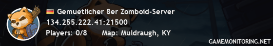Gemuetlicher 8er Zomboid-Server Gemuetlicher 8er Zomboid-Server