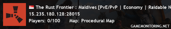 The Rust Frontier : Maldives [PvE/PvP | Economy | Raidable NPC The Rust Frontier : Maldives [PvE/PvP | Economy | Raidable NPC