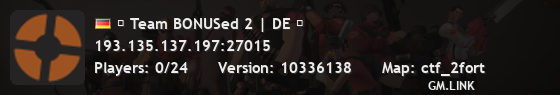 █ Team BONUSed 2 | DE █