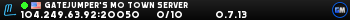 GateJumper's Mo Town Server GateJumper's Mo Town Server