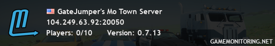 GateJumper's Mo Town Server GateJumper's Mo Town Server