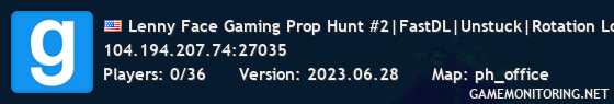 Lenny Face Gaming Prop Hunt #2|FastDL|Unstuck|Rotation Lock