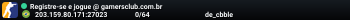 Registre-se e jogue @ gamersclub.com.br