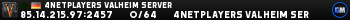 4Netplayers Valheim Server 4Netplayers Valheim Server