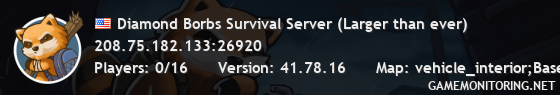 Diamond Borbs Survival Server (Larger than ever) Diamond Borbs Survival Server (Larger than ever)