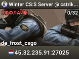 Winter CS:S Server @ cstrike.space