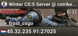 Winter CS:S Server @ cstrike.space