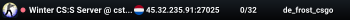 Winter CS:S Server @ cstrike.space