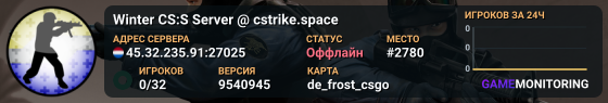 Winter CS:S Server @ cstrike.space