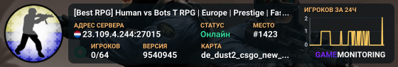 [Best RPG] Human vs Bots T RPG | Europe | Prestige | Fastdl