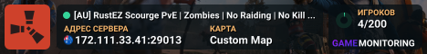 [AU] RustEZ Scourge PvE | Zombies | No Raiding | No Killing