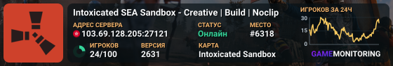 Intoxicated SEA Sandbox - Creative | Build | Noclip