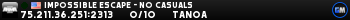 Impossible Escape - No Casuals Impossible Escape - No Casuals