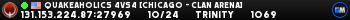 Quakeaholics 4vs4 [Chicago - Clan Arena]