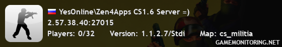 YesOnline\Zen4Apps CS1.6 Server =)