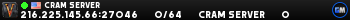 Cram Server Cram Server