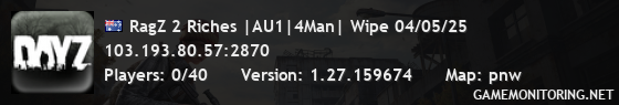 RagZ 2 Riches |AU1|4Man| Wipe 04/05/25 RagZ 2 Riches |AU1|4Man| Wipe 04/05/25