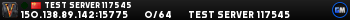 test server 117545 test server 117545