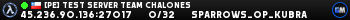 [PE] Test Server Team Chalones