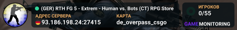 (GER) RTH FG 5 - Extrem - Human vs. Bots (CT) RPG Store