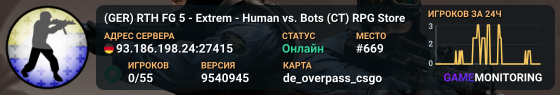 (GER) RTH FG 5 - Extrem - Human vs. Bots (CT) RPG Store